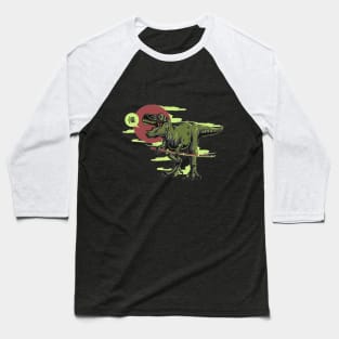 japanese Dinosaur with katana Baseball T-Shirt